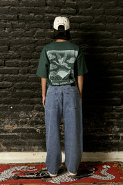 Pantalón Denim Daily Hearts Azul Mujer | more amor