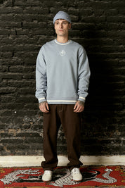 Polerón Crewneck Celeste Hombre | more amor
