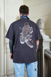 Polera 250 gr Japanese Tiger Gris | Pablo Esquivel