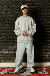 Polerón Crewneck Written Gris Hombre | more amor