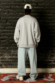 Polerón Crewneck Written Gris Hombre | more amor