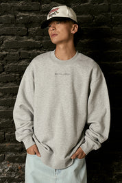 Polerón Crewneck Written Gris Hombre | more amor