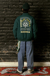 Chaqueta Bomber The Reaper Verde Hombre | Ecto