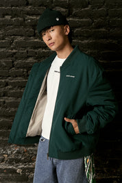 Chaqueta Bomber The Reaper Verde Hombre | Ecto