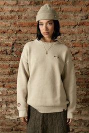 Chaleco Oversize Ecru Mujer | more amor