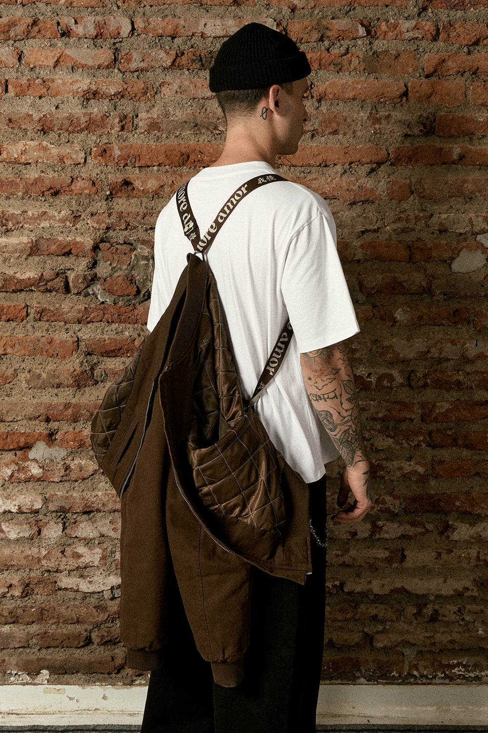 Bomber Chaqueta Café Hombre | more amor