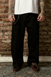 Pantalón Denim Daily Hearts Negro Hombre | more amor
