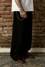 Pantalón Denim Daily Hearts Negro Hombre | more amor