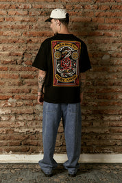 Polera Tarot Snake Negra Hombre | Ecto