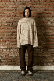 Chaleco Melted Iso Ecru Mujer | more amor