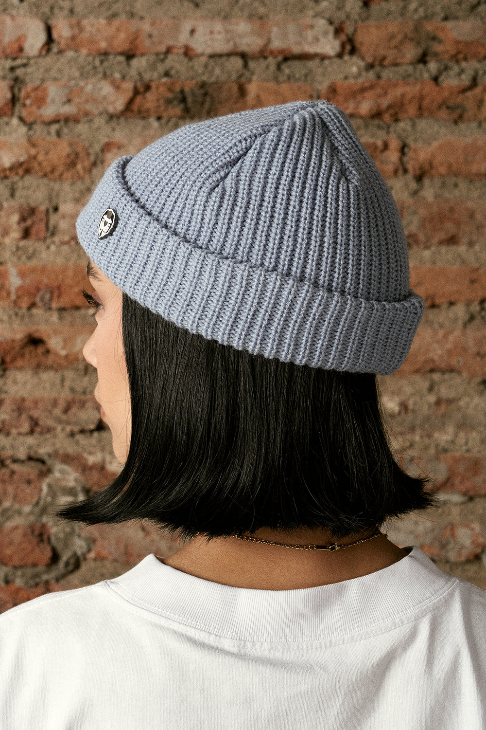 Gorro Beanie Fisherman Celeste | more amor