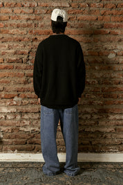 Chaleco Oversize Negro Hombre | more amor