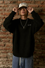Chaleco Oversize Negro Hombre | more amor