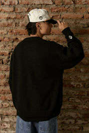 Chaleco Oversize Negro Hombre | more amor