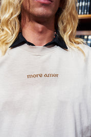 Polera 250 gr Ecru Heavy Weight | more amor