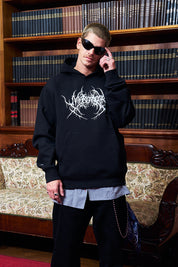 Polerón con Gorro Neotribal Chest Negro | Simon Noctem