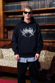 Polerón con Gorro Neotribal Chest Negro | Simon Noctem