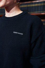 Chaleco Oversize Negro Mujer | more amor