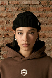 Gorro Beanie Fisherman Negro | more amor
