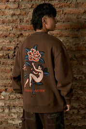 Polerón Crewneck Lady in a Rose Café Hombre | Jose Prieto