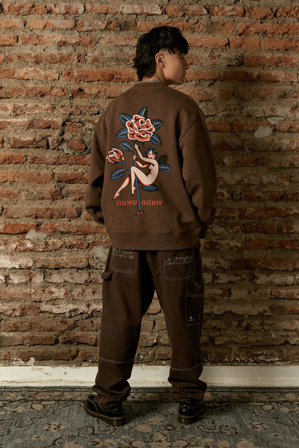 Polerón Crewneck Lady in a Rose Café Hombre | Jose Prieto