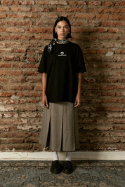Polera Japanese Dragon Negra Mujer | Andres Cruces