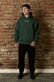 Polerón con Gorro Written Verde Hombre | more amor