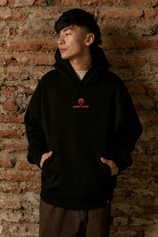 Polerón con Gorro Stay Free Negro Hombre | Ecto
