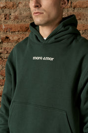 Polerón con Gorro Written Verde Hombre | more amor