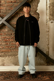 Chaqueta Bomber Negra Hombre | more amor