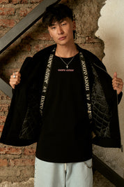 Chaqueta Bomber Negra Hombre | more amor
