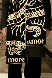 Bufanda Serpent and Fire Negra | DimeDarko