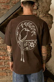 Polera Quiet Bird Café Hombre | Animalita