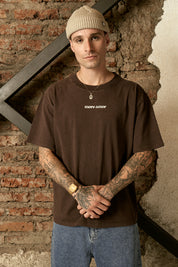 Polera Quiet Bird Café Hombre | Animalita