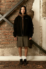 Chaqueta Bomber Negra Mujer | more amor