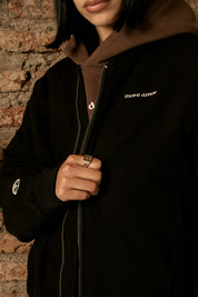 Chaqueta Bomber Negra Mujer | more amor
