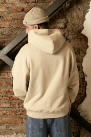 Polerón con Gorro Written Ecru Hombre | more amor