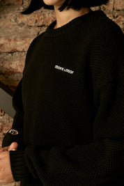 Chaleco Oversize Negro Mujer | more amor