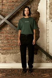 Pantalón Denim Carpenter Negro Mujer | more amor