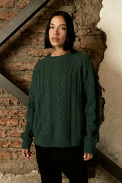Chaleco Braids Verde Mujer | more amor