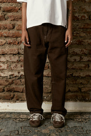 Pantalón Denim Carpenter Café Mujer | more amor
