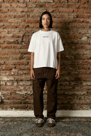 Pantalón Denim Carpenter Café Mujer | more amor