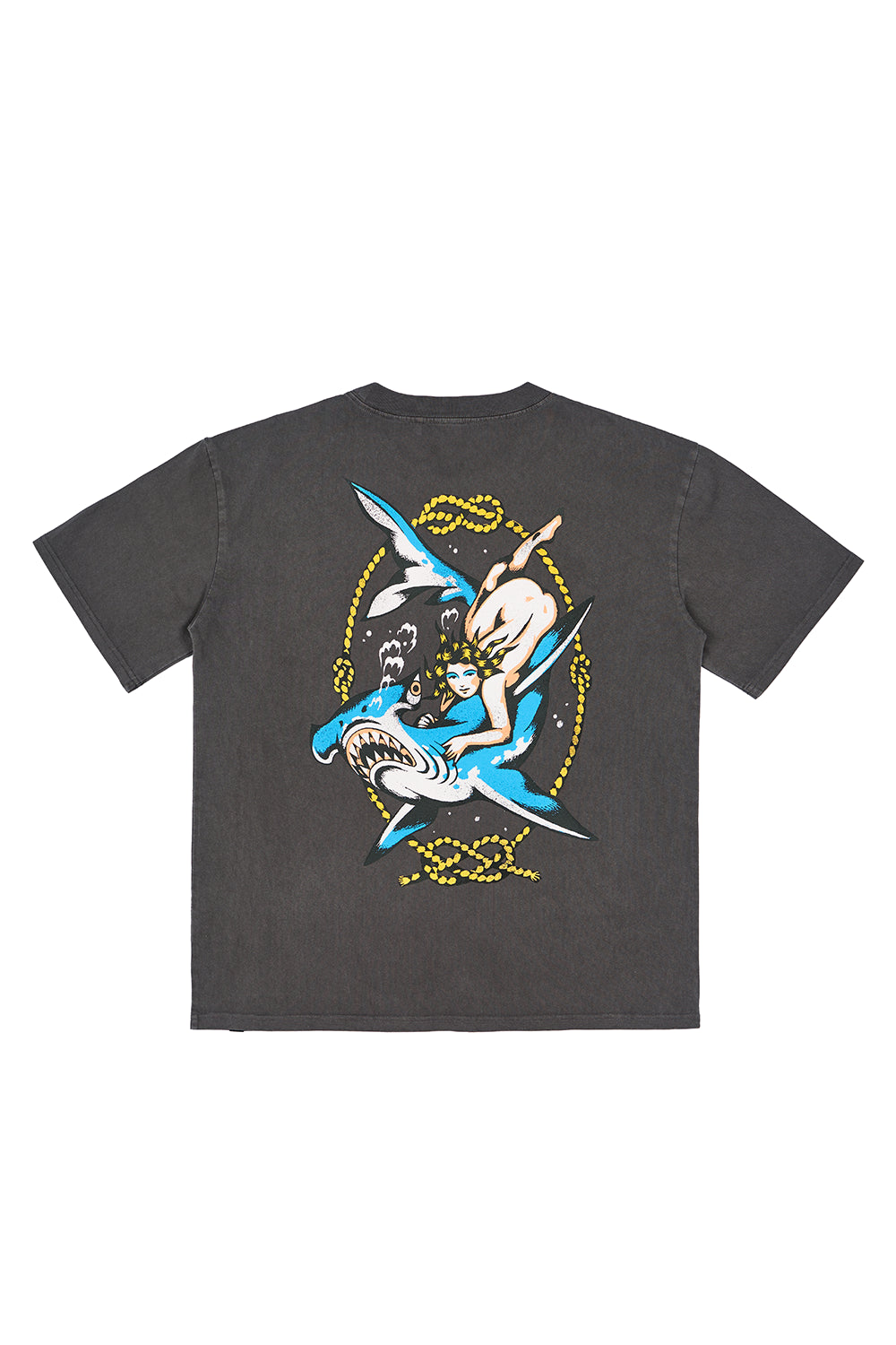 Polera Hammerhead Shark Gris Hombre | Jose Prieto