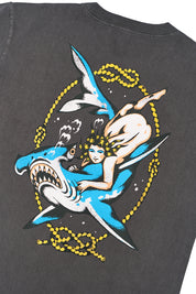 Polera Hammerhead Shark Gris Mujer | Jose Prieto