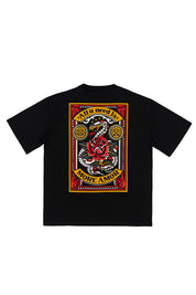 Polera Tarot Snake Negra Mujer | Ecto