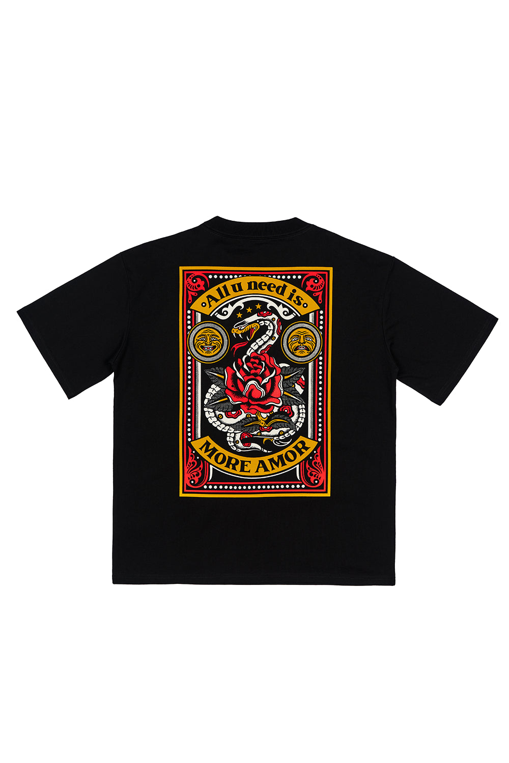 Polera Tarot Snake Negra Hombre | Ecto