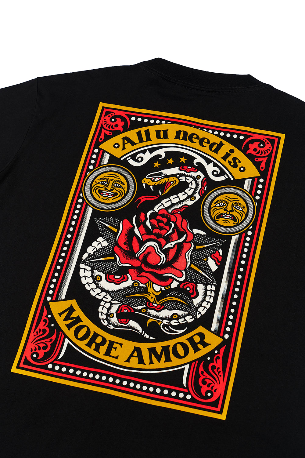 Polera Tarot Snake Negra Hombre | Ecto