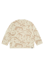 Chaleco Melted Iso Ecru Mujer | more amor