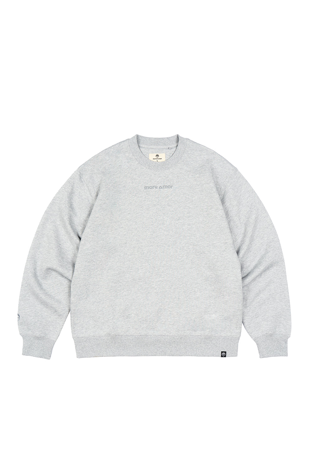 Polerón Crewneck Written Gris Hombre | more amor