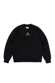 Polerón Crewneck Ornamental Rhombus Negro Hombre | Animalita